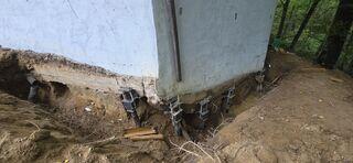 Helical Pier Installation