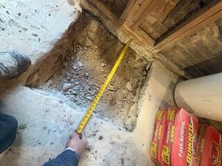 Concrete and Soil Removal for Footings