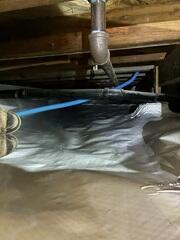 CleanSpace Vapor Barrier Installed in Los Angeles Crawl Space