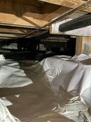 Crawl Space After Encapsulation in Los Angeles, CA