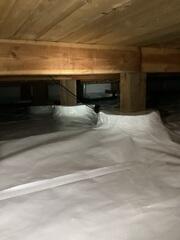 Isolating Wooden Post