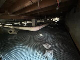 Drainage Matting Installed