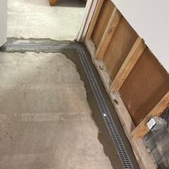 Installation du TrenchDrain pour la gestion de l'eau
