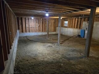 Damp, Dirt Floor Basement