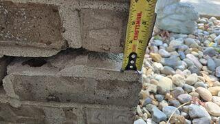 Large Gaps Between Bricks