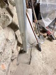 SmartJack Installed on Footings