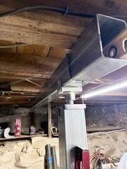 SmartJack Secured to Supplemental Beam