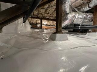 Completed Crawl Space Encapsulation in San Diego, CA