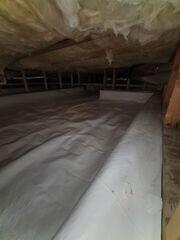 CleanSpace Encapsulation In A Once Flooded Crawl Space