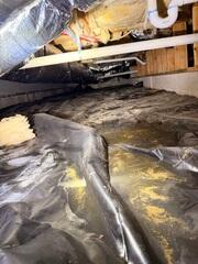Nasty, swampy crawl space in Eagle