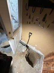 Excavation for SuperSump