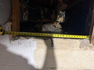 Opening to Crawlspace