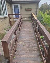 Restoring safely constructed wooden access ramps to keep your entryways smooth, durable, and slip-resistant.