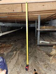 Out steel support system is designed to be customized to each home and each space for installation. Whether that be 8ft tall basement or a 3ft tall crawl space. We'll build to system to fit exactly what you need to raise your floors.