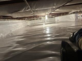 After Crawl Space Encapsulation
