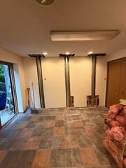 Brace System Built Into Wall