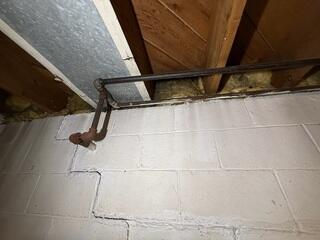 Cracks Along Block Foundation
