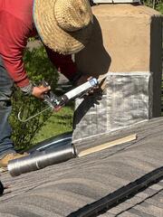 Installing New Chimney Flashing