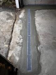 TrenchDrain System Concreted