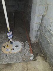 StarPipe Drainage Connected to TripleSafe Sump Pump