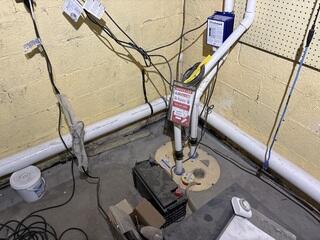 TripleSafe Sump Pump Installed