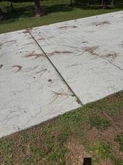 The homeowner's concrete driveway had become uneven as the slabs had settled, creating dangerous tripping hazards.
