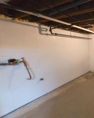 Semi-finished Look to the Walls