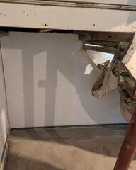 Discreet Drainage System Installed