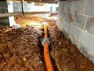 StarPipe Crawl Space Drainage System