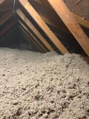 Transformed Attic with Cellulose Insulation in Mantua, OH