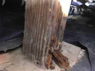 Rotten Subfloor Post