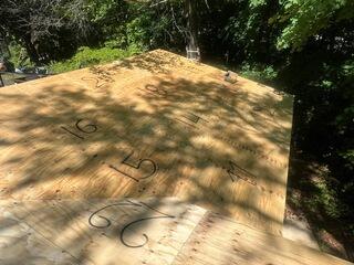 Documenting the New Roof Decking