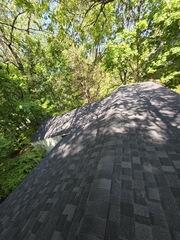 Completing the Roof with Ridge Cap Shingles
