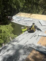Adding Synthetic Underlayment