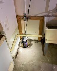 Hidden and Ineffective Sump Pump