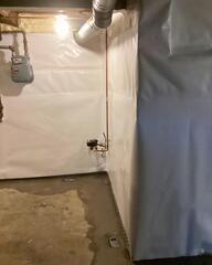 A Discreet Interior Drainage System
