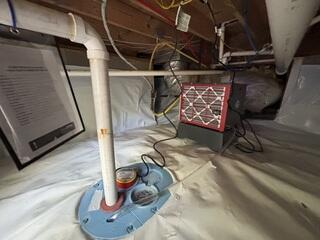 Sump pump and dehumidifier