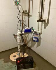 Upgraded Sump Pump Setup