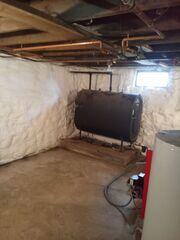 Spray Foam Insulation on Basement Walls