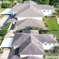 Ridgeland Roof Replacement - Before and After