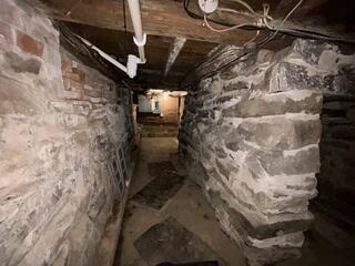 Basement Waterproofing Project in Nobleboro, Maine