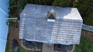 The Shed Roof Before Replacement