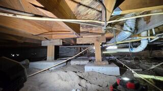 Faulty Crawl Space Supports