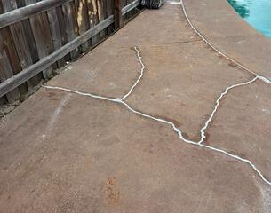 Repairing Concrete Pool Deck Cracks