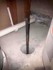 Radon Extraction Point