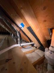 Attic Radon Piping - After