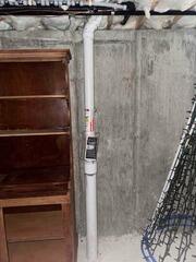 Completed Basement Piping