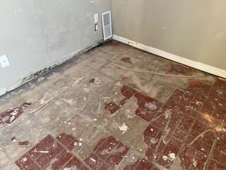 Crack Stitch Installation Slots Near a Room Corner