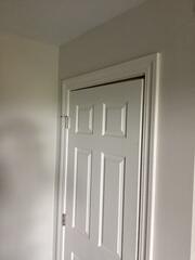 Wall Crack Near an Interior Doorway Before Repair