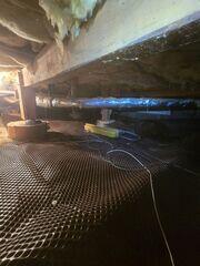 Drainage Matting is installed below our CleanSpace liner